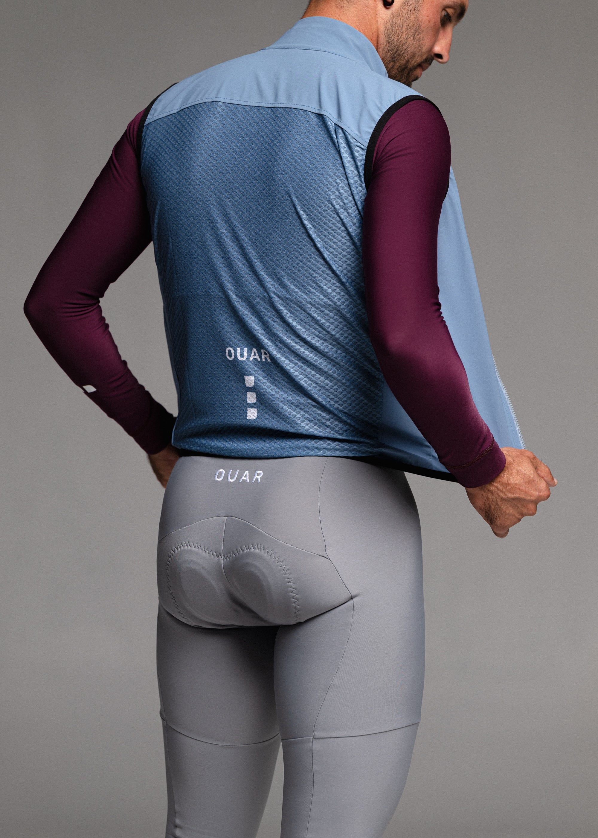 ARTIC GREY - AXYUM Thermal Long Bibs Man