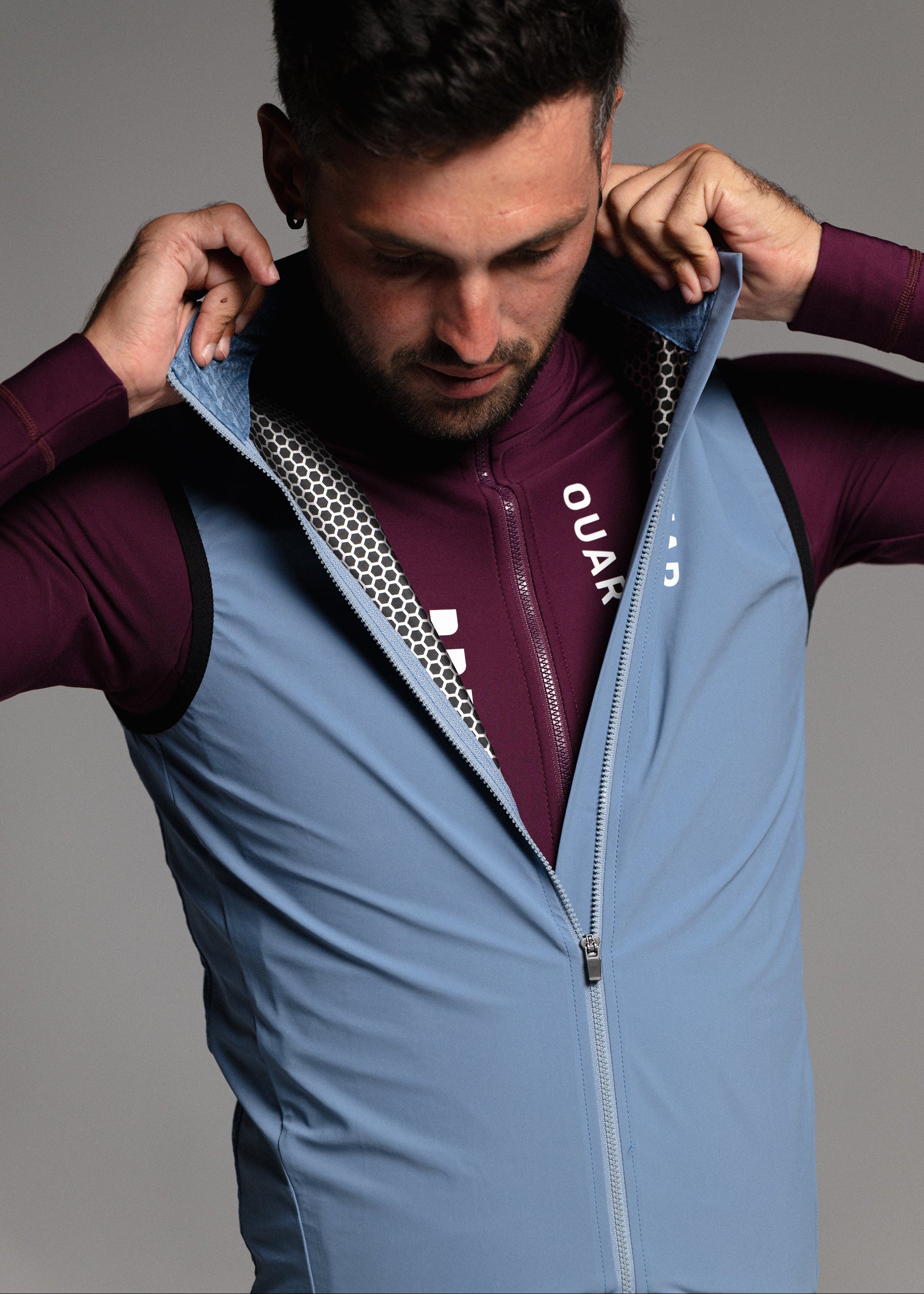 SOUL LS JERSEY + ARTIC GREY LONG BIBS + GLACIER GILET + NECK WARMER