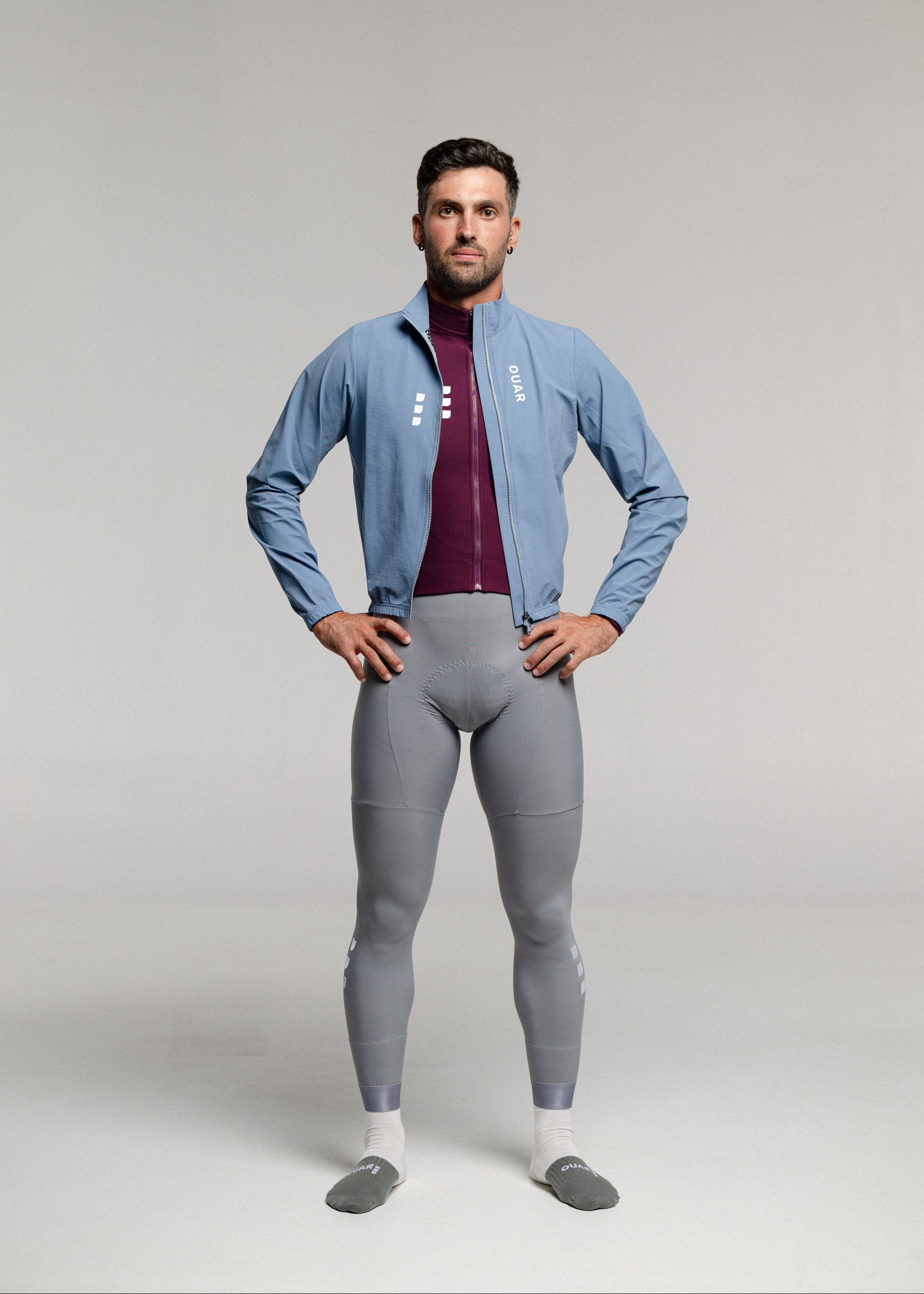 SOUL LS JERSEY + ARTIC GREY LONG BIBS + GLACIER JACKET + NECK WARMER