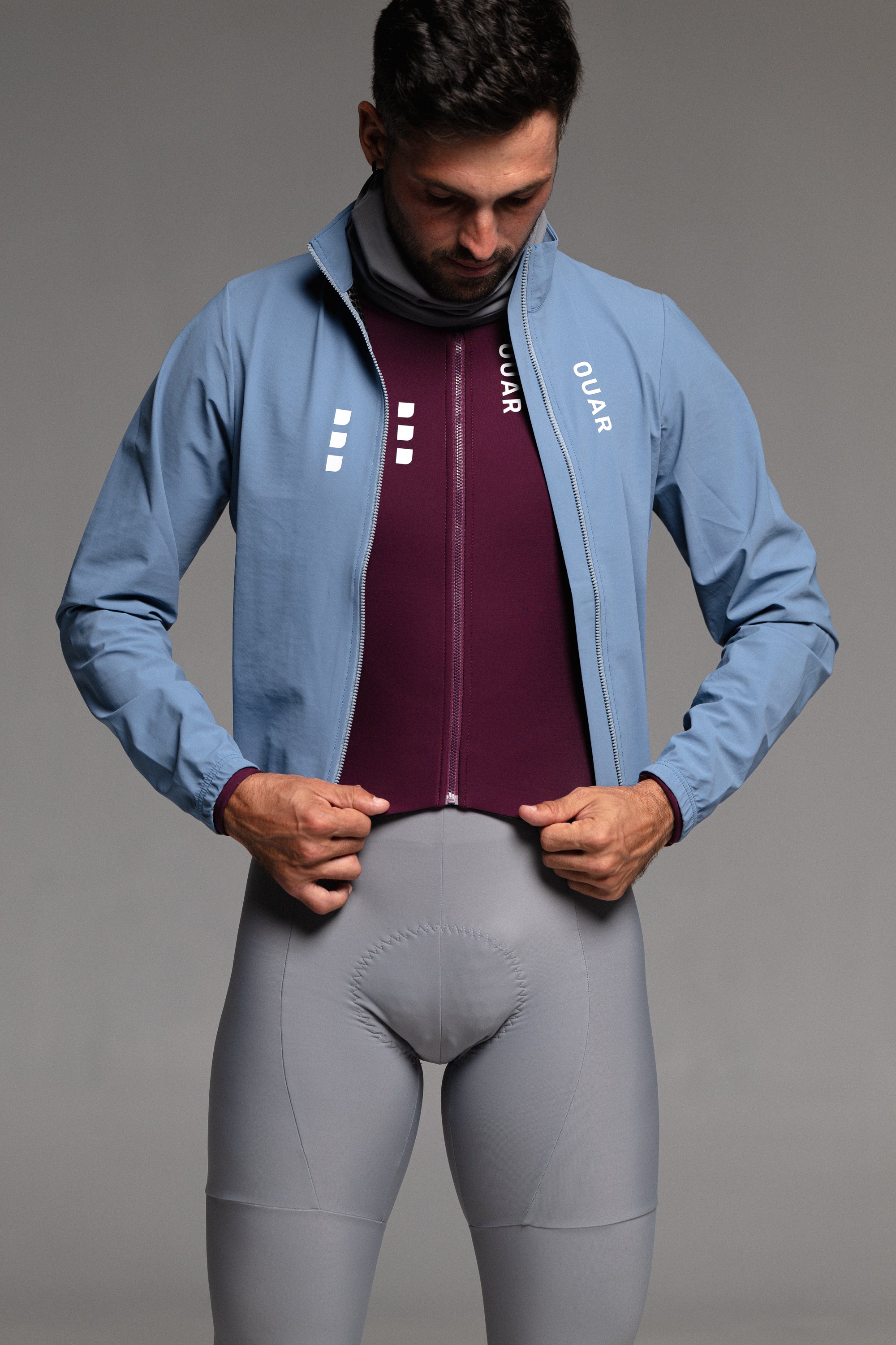 SOUL LS JERSEY + ARTIC GREY LONG BIBS + GLACIER JACKET + NECK WARMER