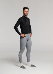 ROCK AND ROLL LS JERSEY + ARTIC GREY LONG BIBS + NECK WARMER + MERINO SOCKS