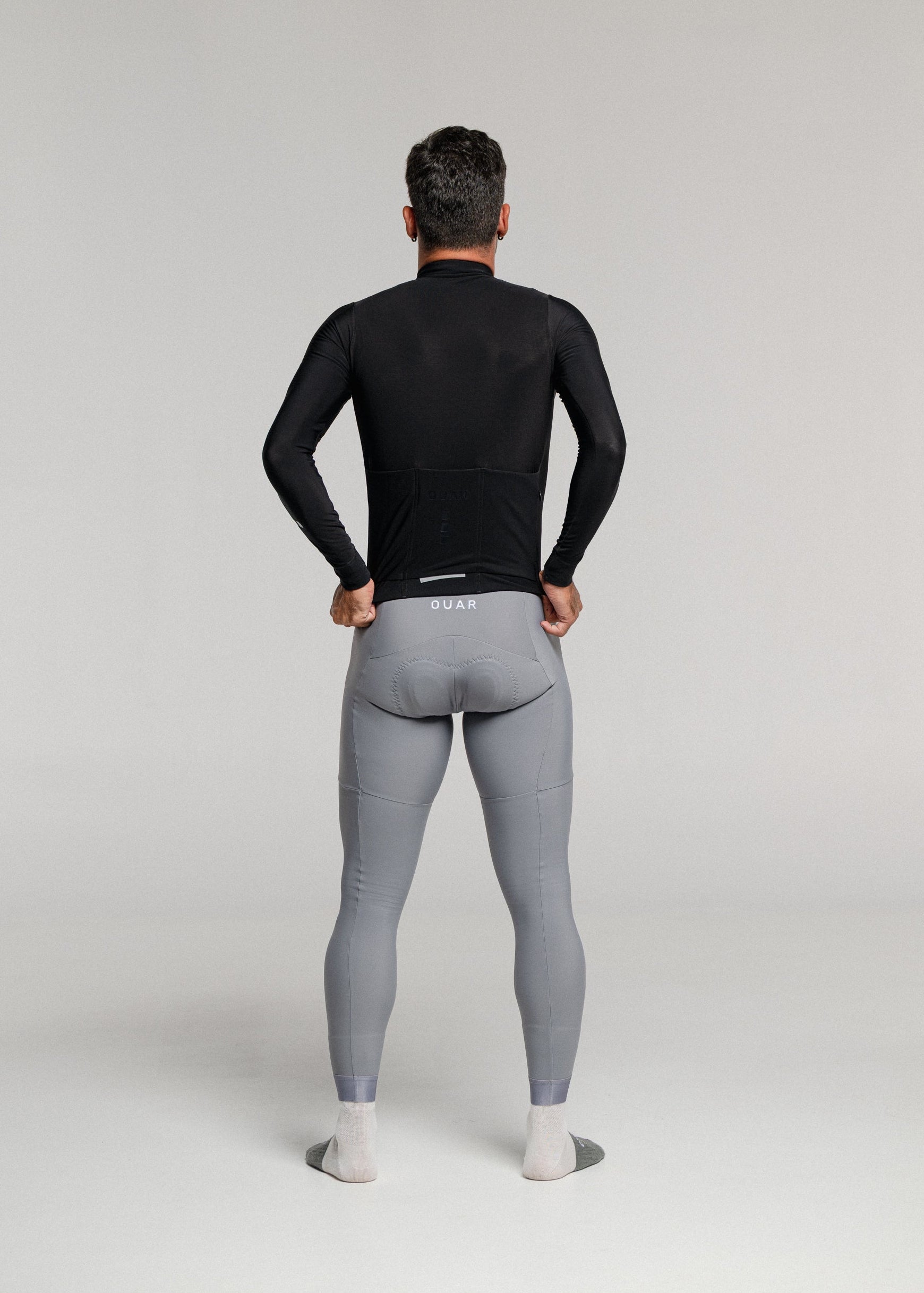 ROCK AND ROLL LS JERSEY + ARTIC GREY LONG BIBS + NECK WARMER + MERINO SOCKS