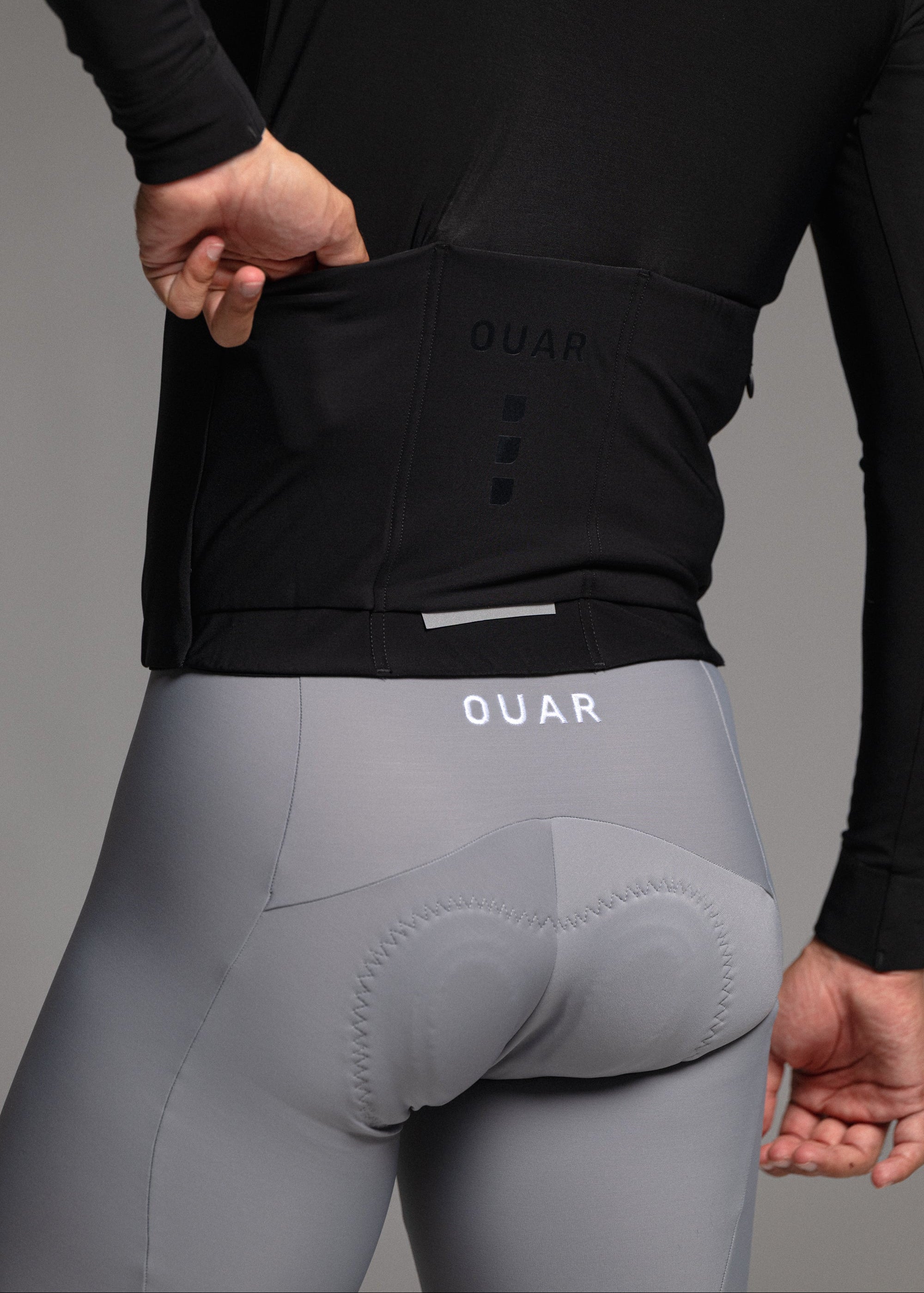 ROCK AND ROLL LS JERSEY + ARTIC GREY LONG BIBS + NECK WARMER + MERINO SOCKS