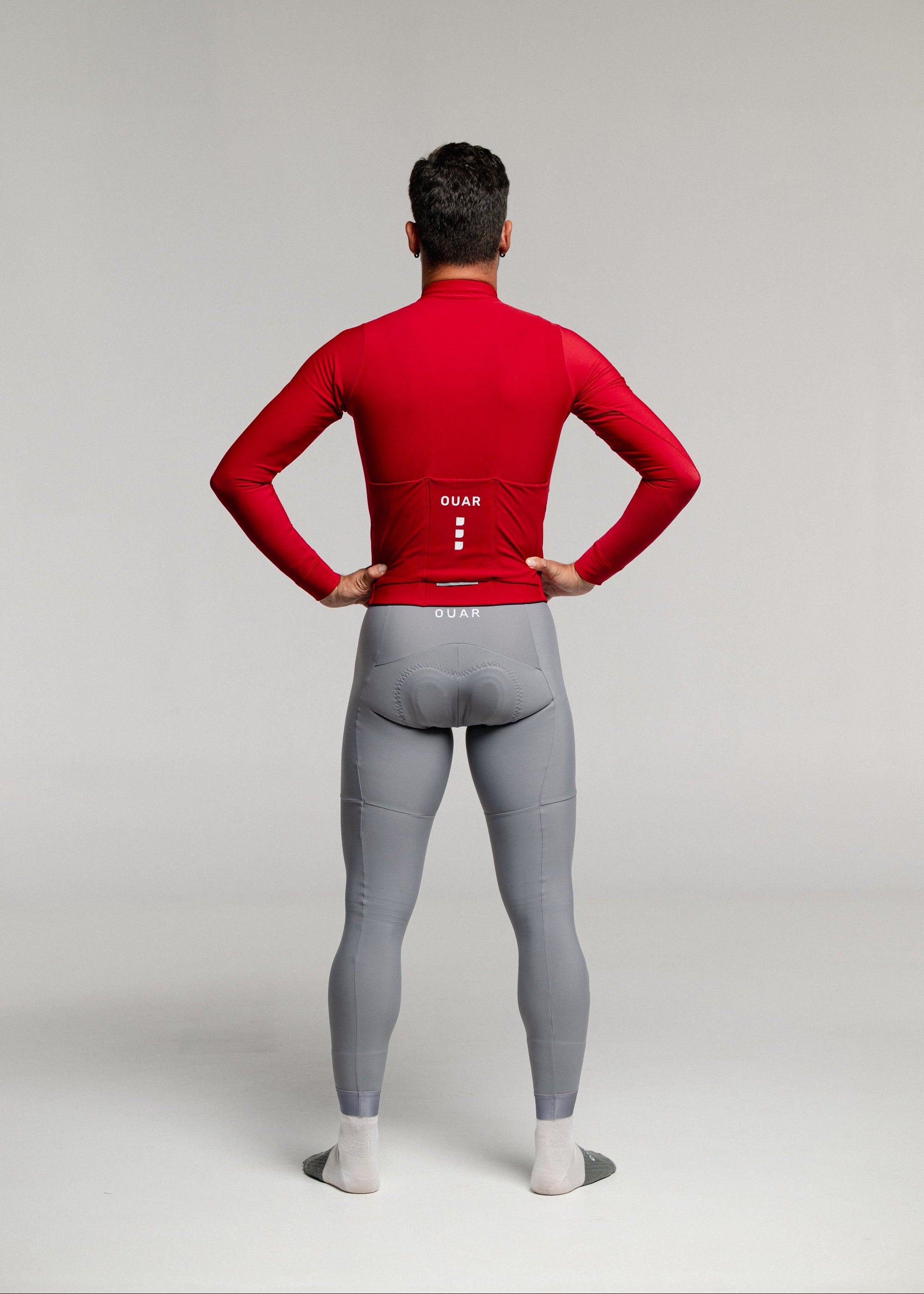 DISCO LS JERSEY + ARTIC GREY LONG BIBS + NECK WARMER + MERINO SOCKS