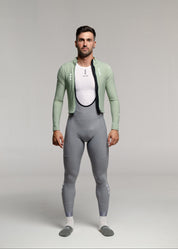 CHILL LS JERSEY + ARTIC GREY LONG BIBS + NECK WARMER + MERINO SOCKS
