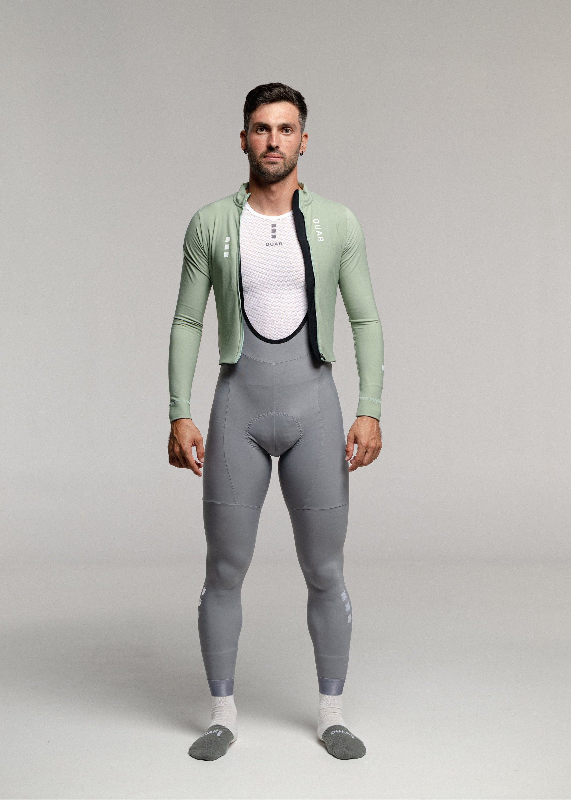 CHILL LS JERSEY + ARTIC GREY LONG BIBS + NECK WARMER + MERINO SOCKS