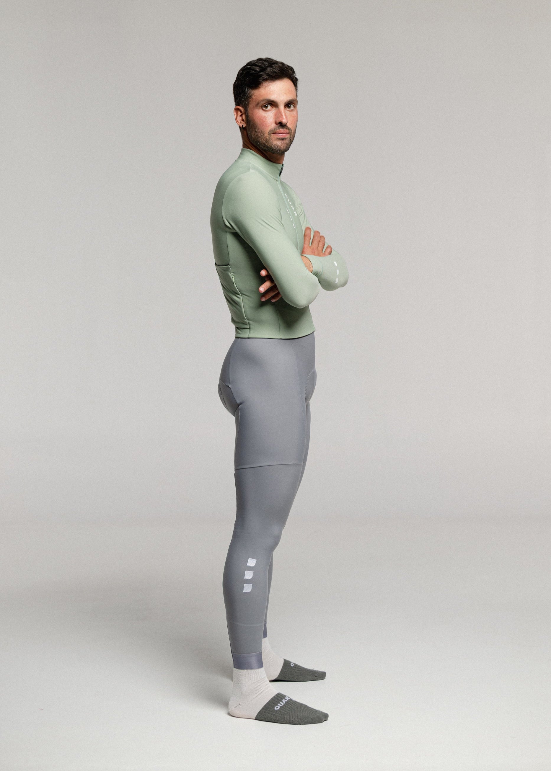 ARTIC GREY - AXYUM Thermal Long Bibs Man