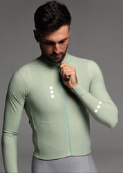 CHILL LS JERSEY + ARTIC GREY LONG BIBS + NECK WARMER + MERINO SOCKS