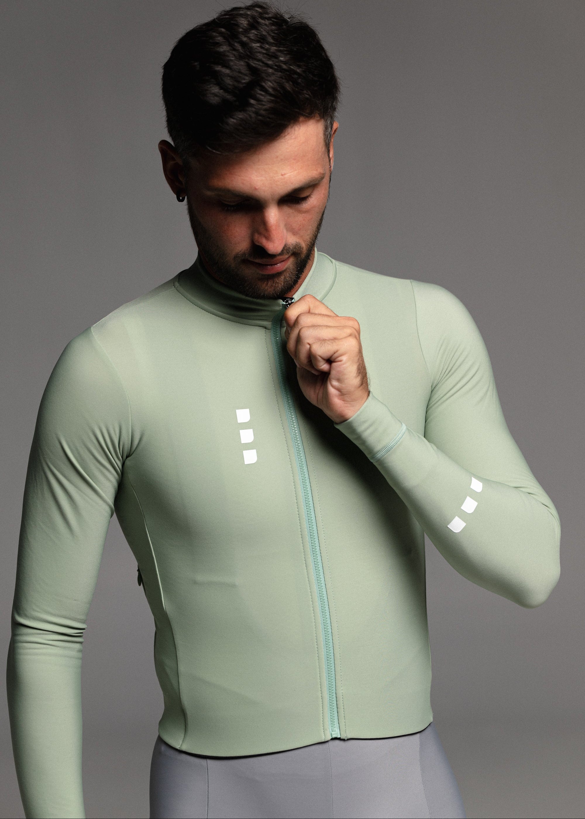 CHILL LS JERSEY + ARTIC GREY LONG BIBS + NECK WARMER + MERINO SOCKS