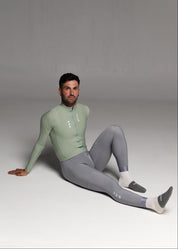 CHILL LS JERSEY + ARTIC GREY LONG BIBS + NECK WARMER + MERINO SOCKS