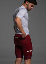 GREY PIXEL JERSEY + RUBY BIBS + WHITE/GREY SOCKS