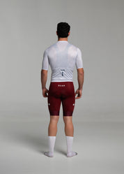 GREY PIXEL JERSEY + RUBY BIBS + WHITE/GREY SOCKS