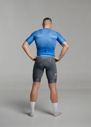 COBALT BLUE JERSEY + TITANIUM BIBS + WHITE/GREY SOCKS