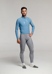 ELECTRO LS JERSEY + ARTIC GREY LONG BIBS + MIST GILET + NECK WARMER