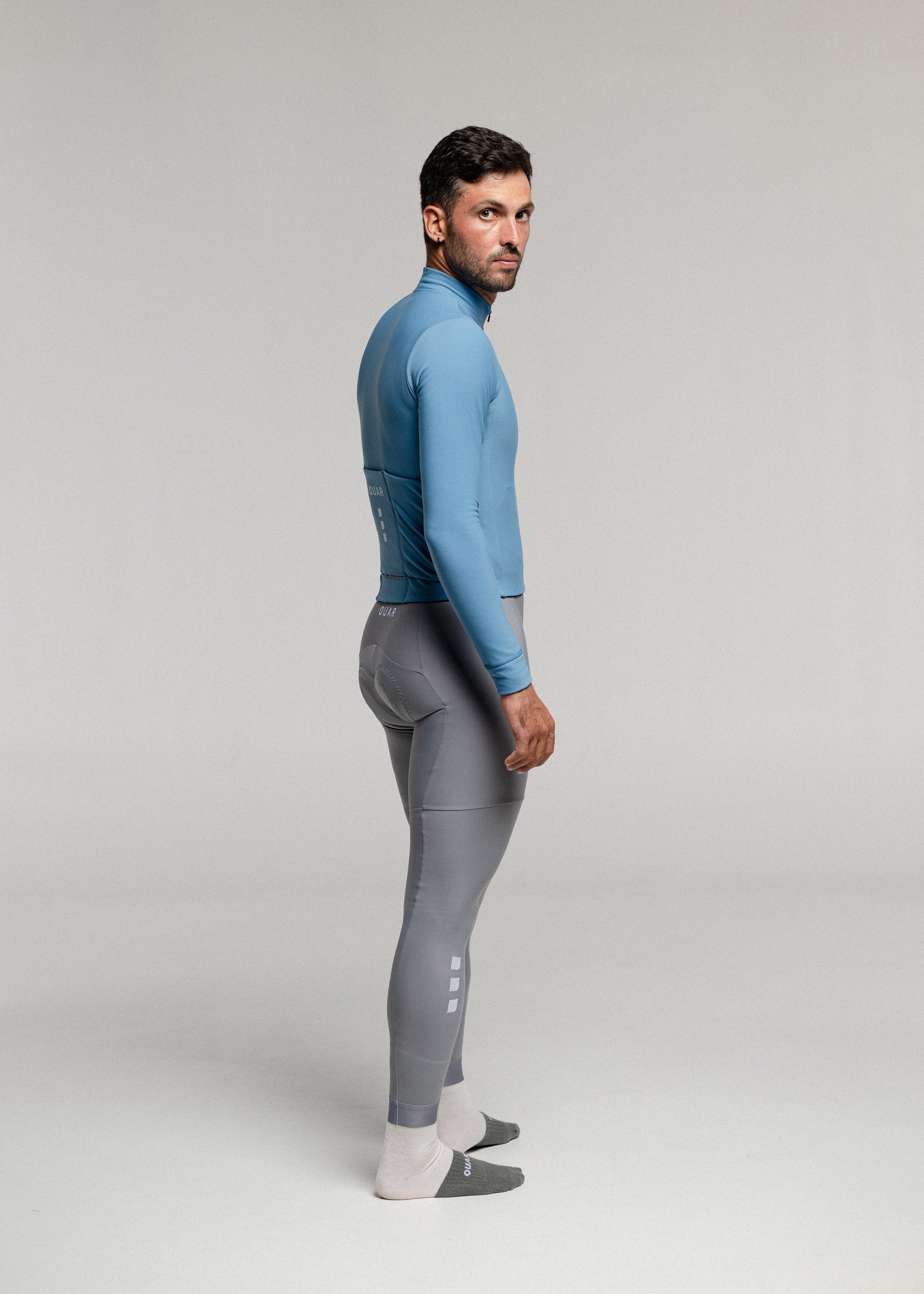 ELECTRO LS JERSEY + ARTIC GREY LONG BIBS + NECK WARMER + MERINO SOCKS