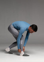 ELECTRO LS JERSEY + ARTIC GREY LONG BIBS + NECK WARMER + MERINO SOCKS