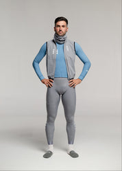 ELECTRO LS JERSEY + ARTIC GREY LONG BIBS + MIST GILET + NECK WARMER