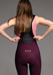 RIPE PLUM - AXYUM Thermal Long Bibs Woman