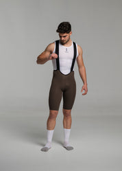 BURNT RED JERSEY + COCOA BIBS + WHITE/GREY SOCKS