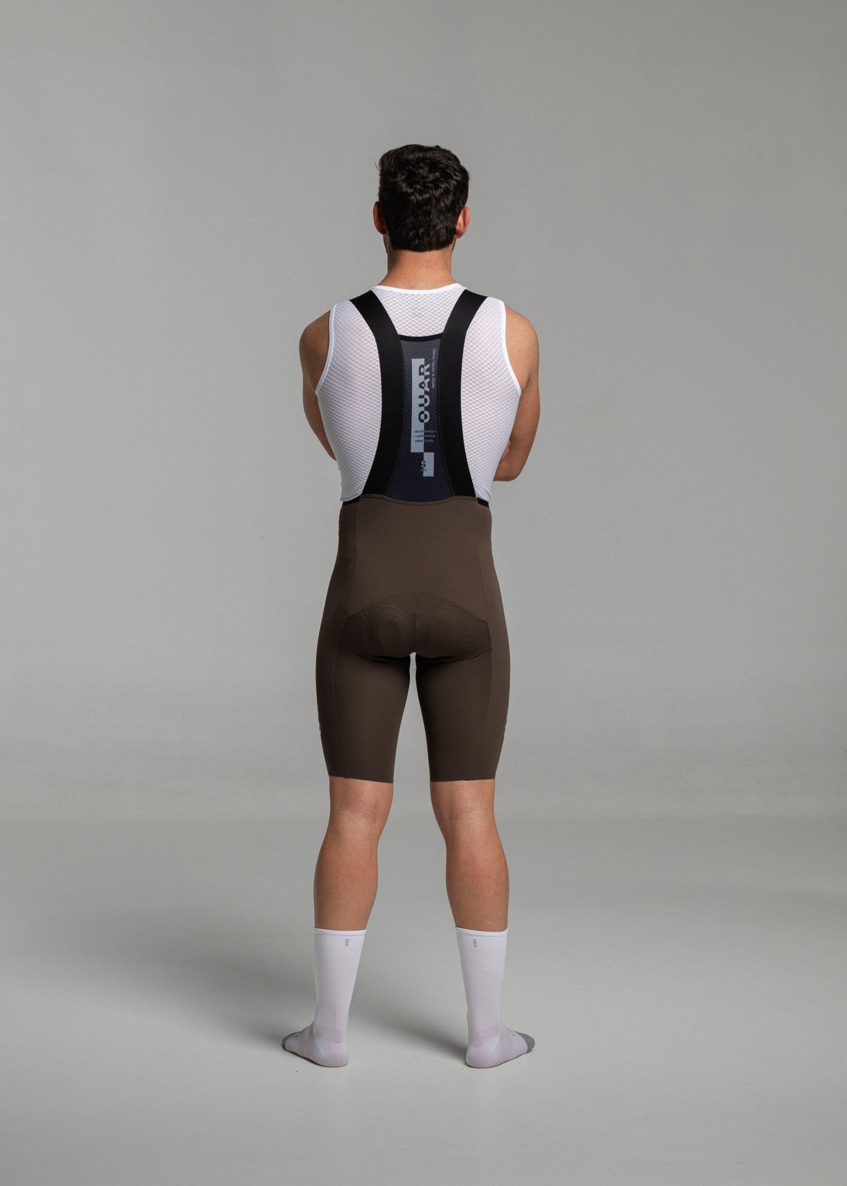 YOLK JERSEY + COCOA BIBS + WHITE/GREY SOCKS