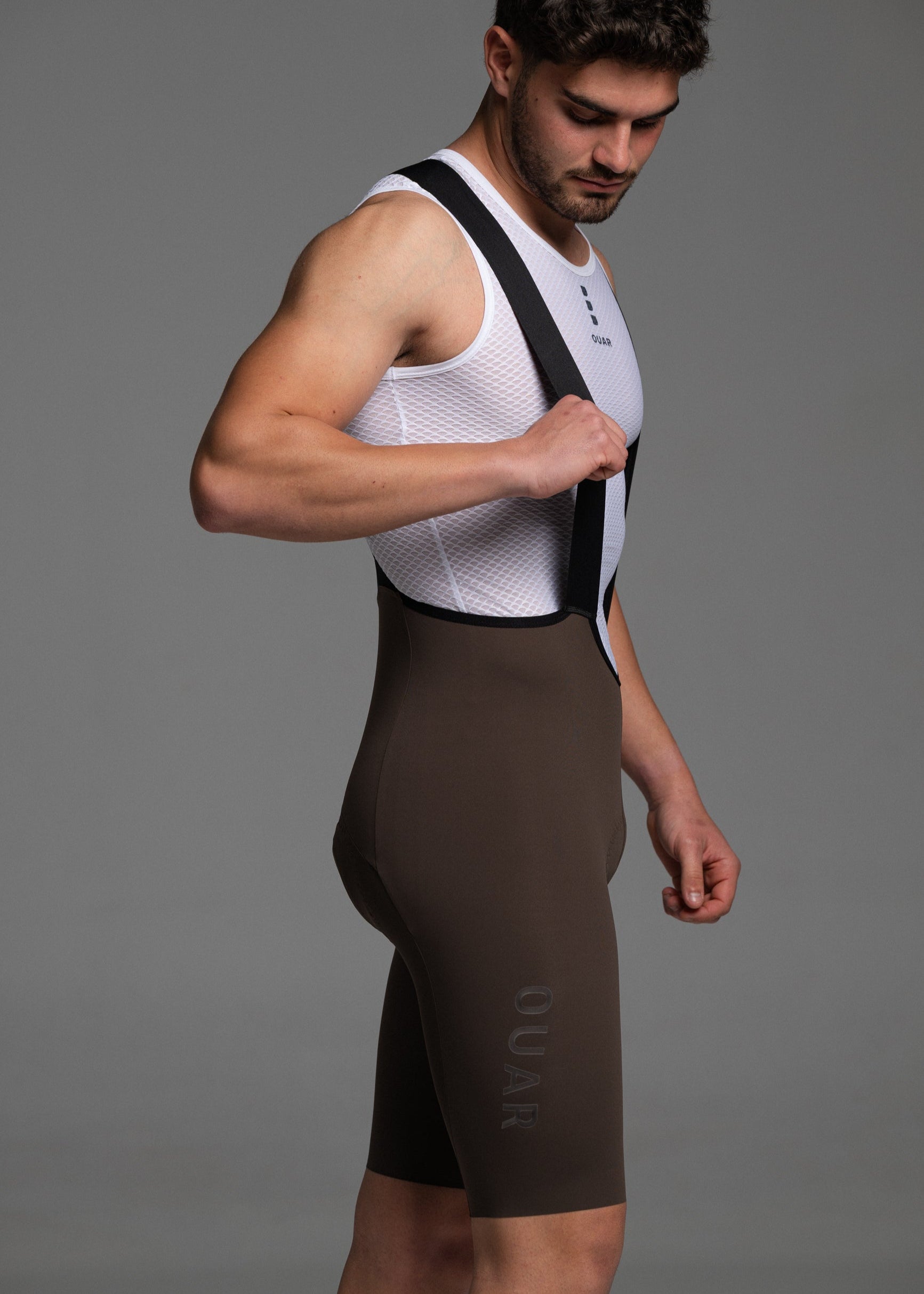 MAGMA JERSEY + COCOA BIBS + WHITE/GREY SOCKS