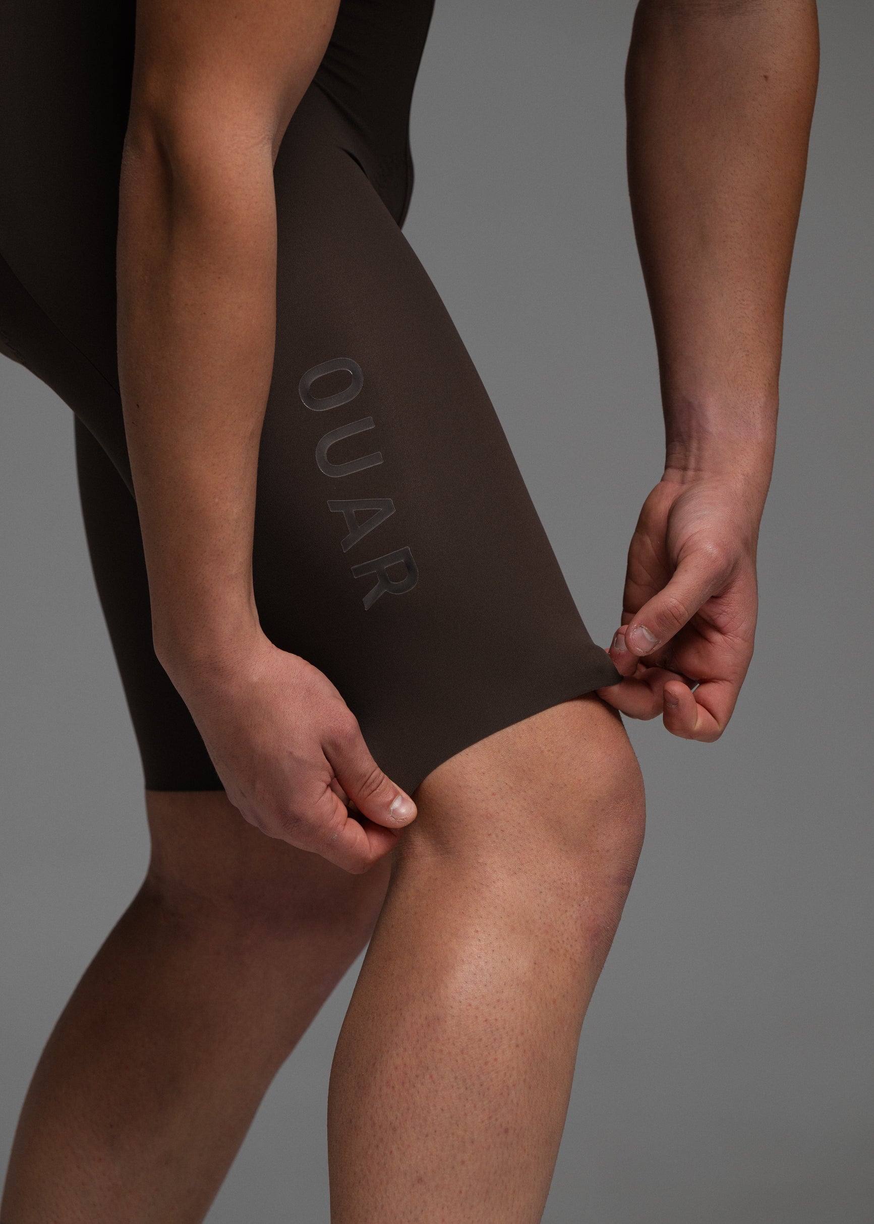 YOLK JERSEY + COCOA BIBS + WHITE/GREY SOCKS