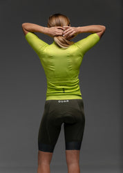 PISTACHIO JERSEY + WILD GREEN BIBS + WILD GREEN SOCKS