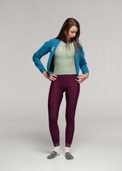 RIPE PLUM - AXYUM Thermal Long Bibs Woman