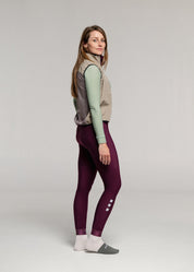 RIPE PLUM - AXYUM Thermal Long Bibs Woman