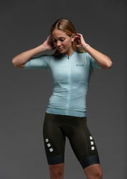 DUSTY MOSS JERSEY + WILD GREEN BIBS + WILD GREEN SOCKS