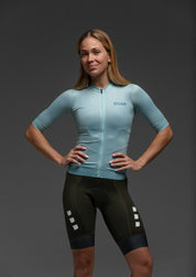 DUSTY MOSS JERSEY + WILD GREEN BIBS + WILD GREEN SOCKS