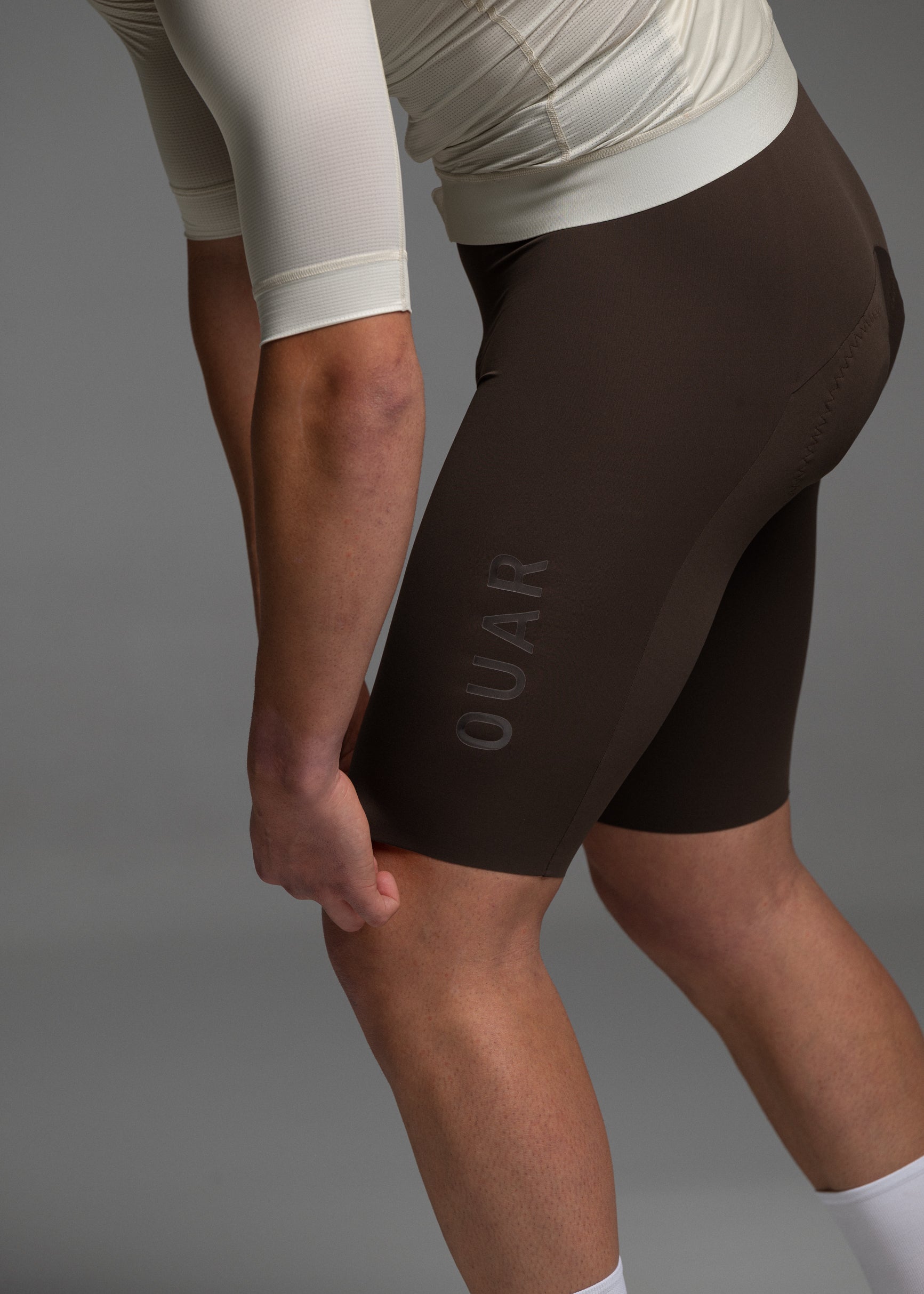 SAND JERSEY + COCOA BIBS + WHITE/GREY SOCKS