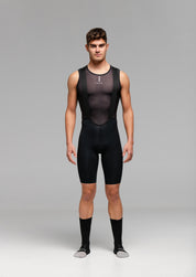 PURE BLACK JERSEY + PURE BLACK BIBS + BLACK/GREY SOCKS