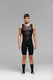 BURNT RED JERSEY + PURE BLACK BIBS + BLACK/GREY SOCKS