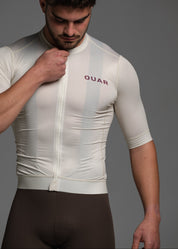 SAND JERSEY + COCOA BIBS + WHITE/GREY SOCKS