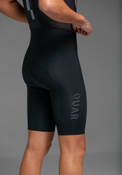 PURE BLACK JERSEY + PURE BLACK BIBS + BLACK/GREY SOCKS