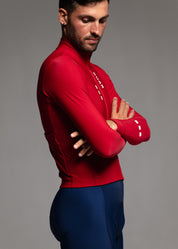 DISCO LS JERSEY + MARINO LONG BIBS + DARK NIGHT GILET + NECK WARMER