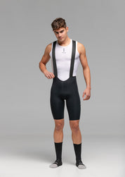 YOLK JERSEY + PURE BLACK AERYS BIBS + BLACK/GREY SOCKS