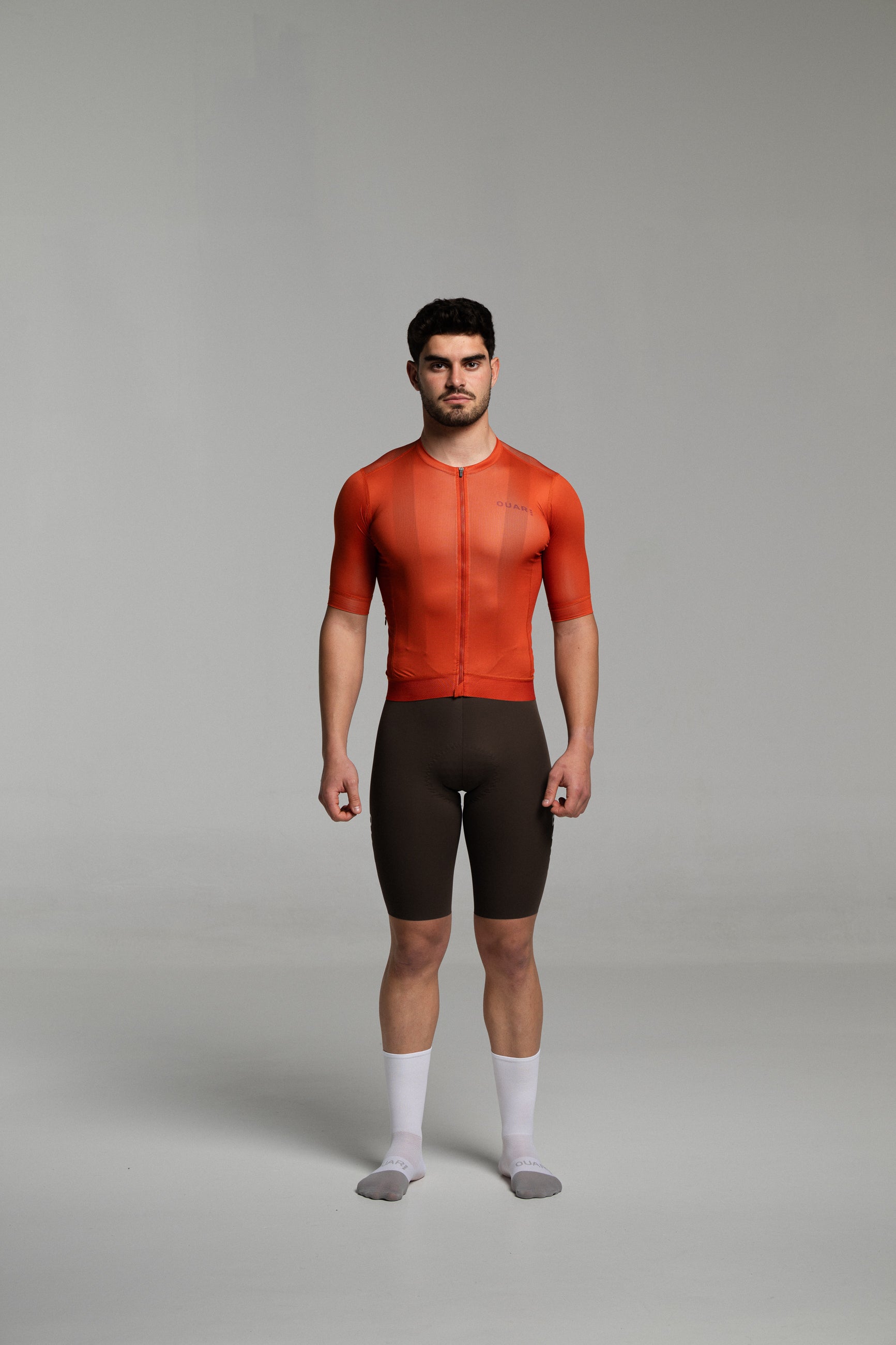 MAGMA JERSEY + COCOA BIBS + WHITE/GREY SOCKS