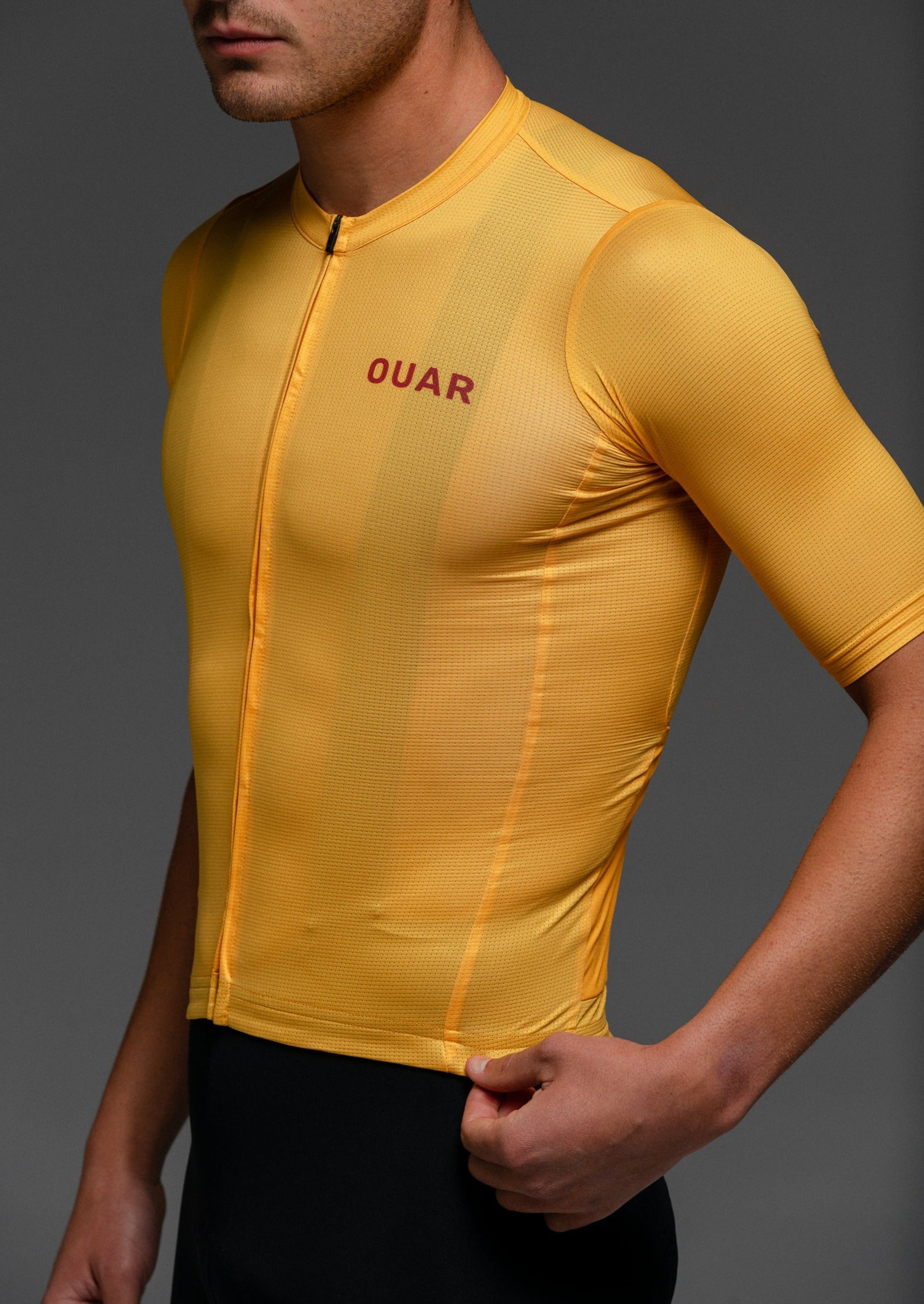 YOLK JERSEY + PURE BLACK AERYS BIBS + BLACK/GREY SOCKS