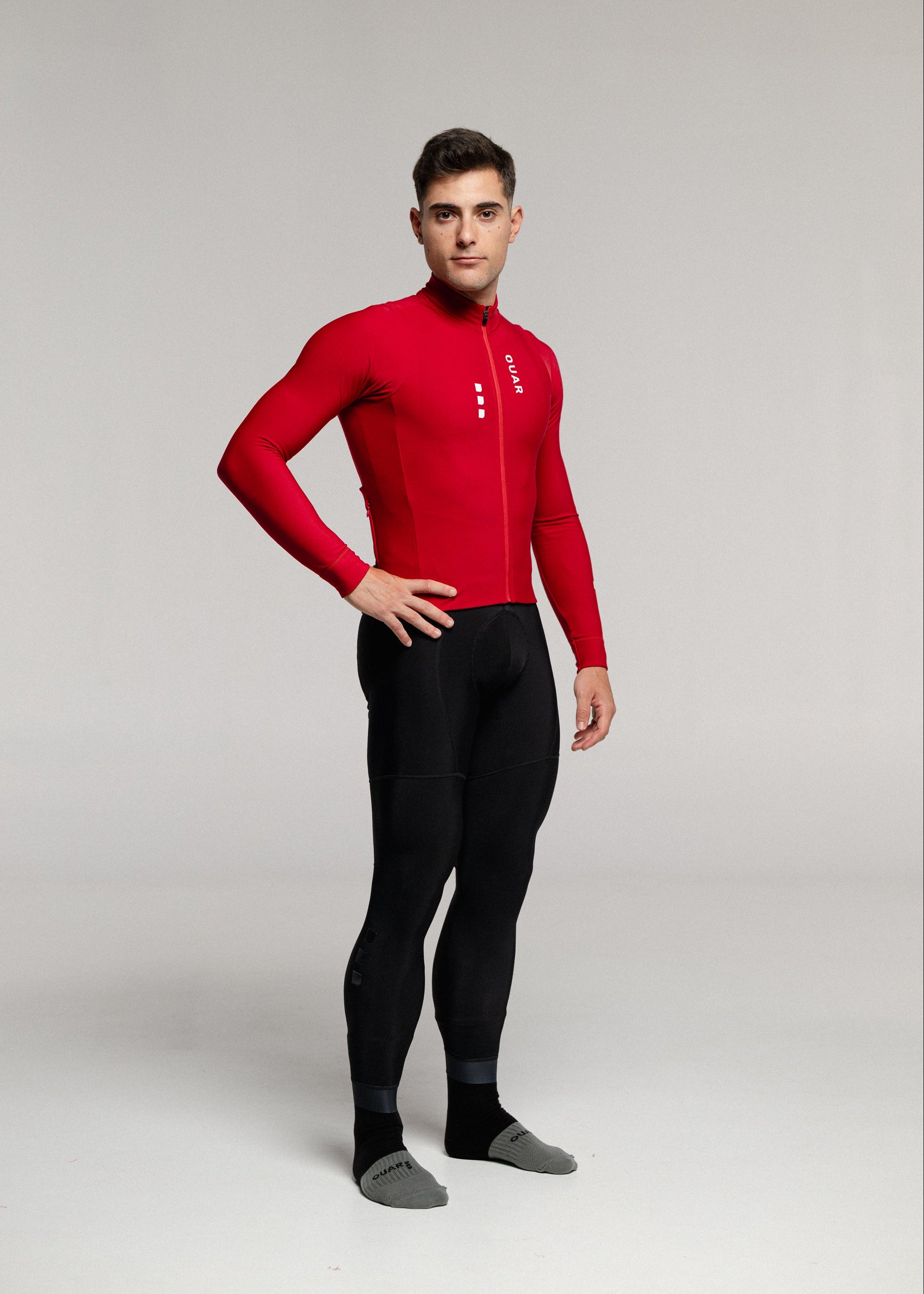 DISCO LS JERSEY + PURE BLACK LONG BIBS + NECK WARMER + MERINO SOCKS