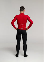 DISCO LS JERSEY + PURE BLACK LONG BIBS + NECK WARMER + MERINO SOCKS