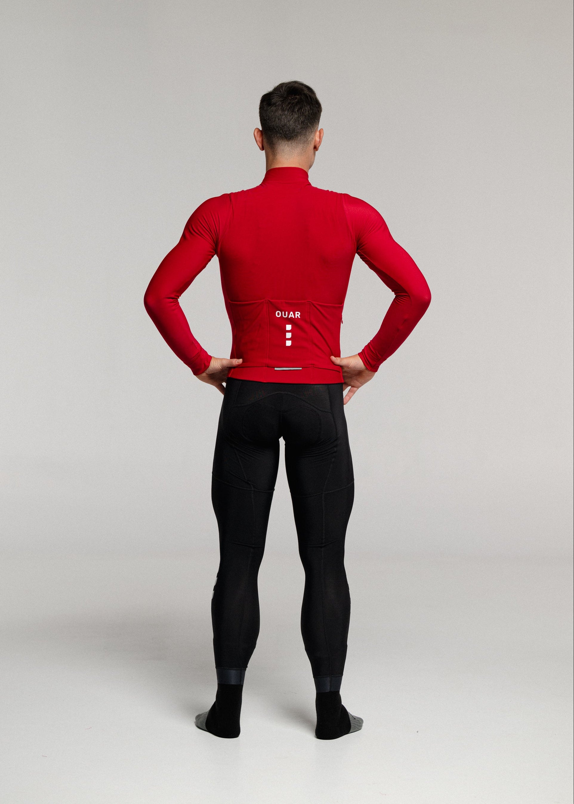 DISCO LS JERSEY + PURE BLACK LONG BIBS + NECK WARMER + MERINO SOCKS