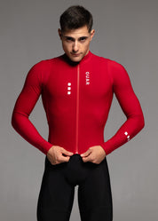 DISCO LS JERSEY + PURE BLACK LONG BIBS + NECK WARMER + MERINO SOCKS