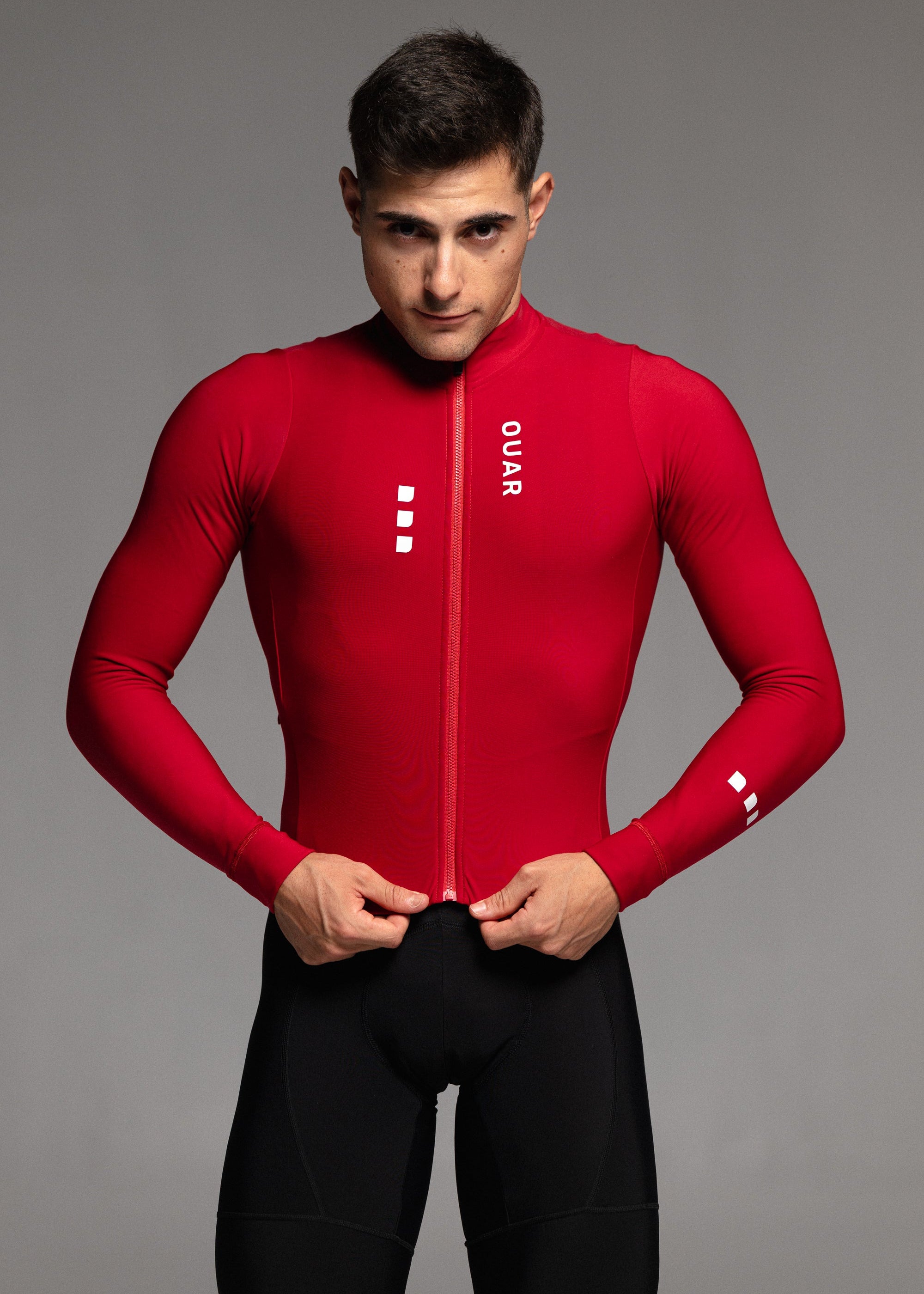 DISCO LS JERSEY + PURE BLACK LONG BIBS + NECK WARMER + MERINO SOCKS