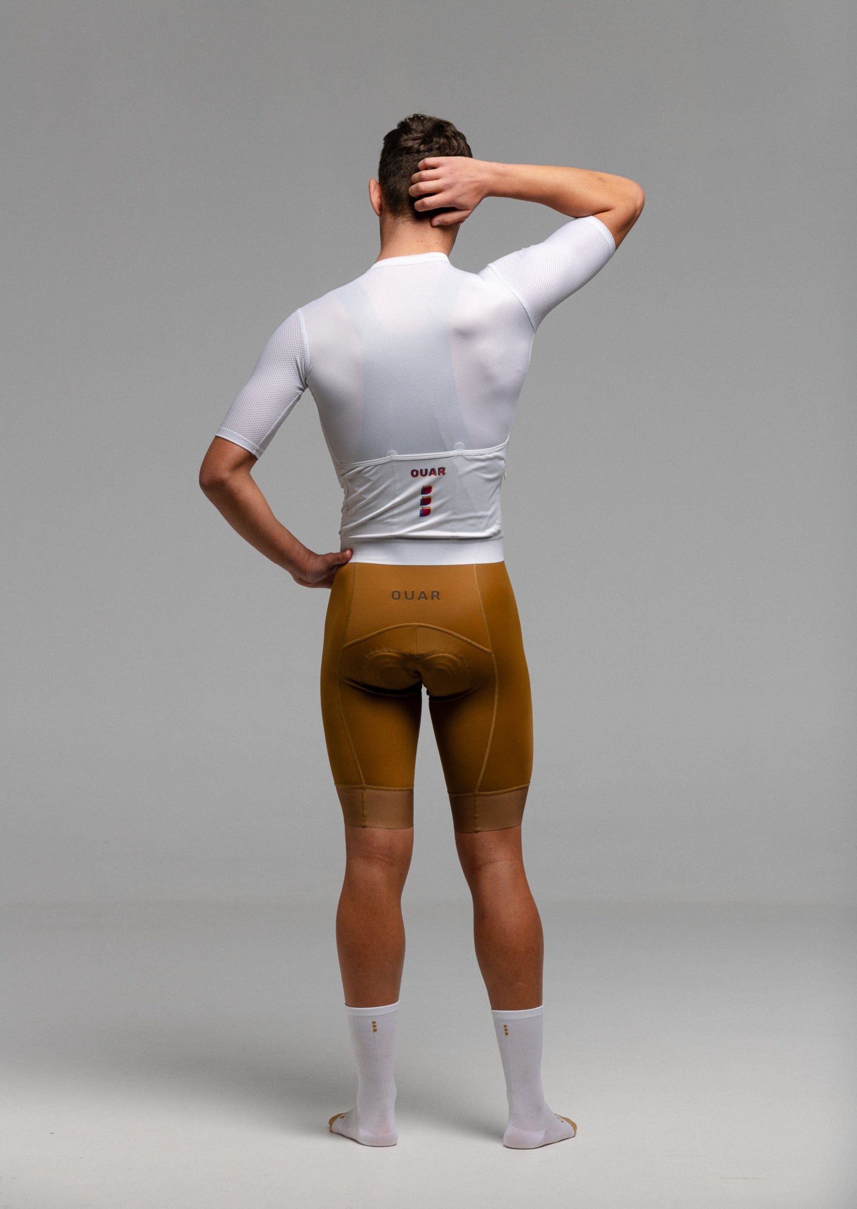 DIZZY WHITE JERSEY + TERROIR EVO BIBS + WHITE/AQUA SOCKS