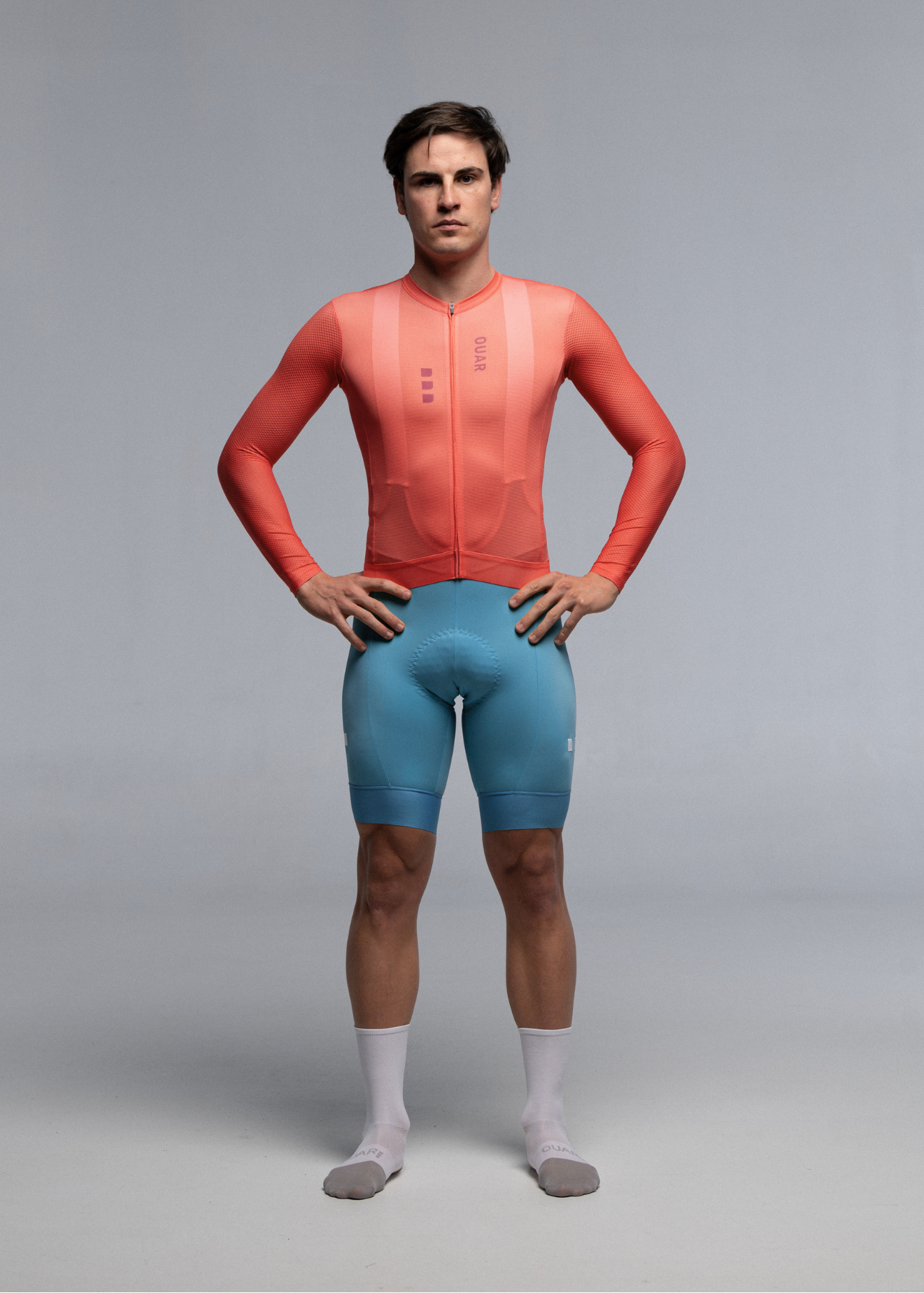 VIBRANT CORAL - AERYS Long Sleeve Jersey Man
