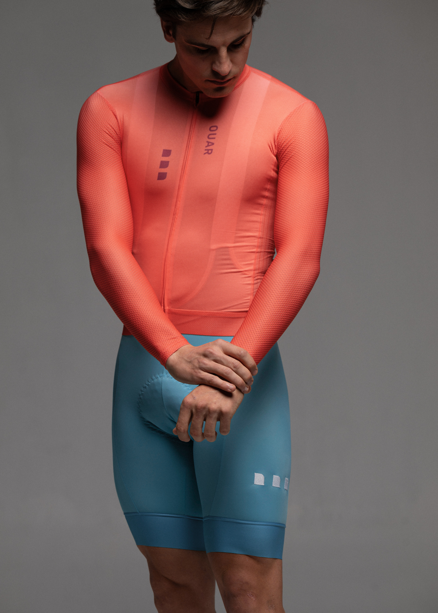 VIBRANT CORAL - AERYS Long Sleeve Jersey Man