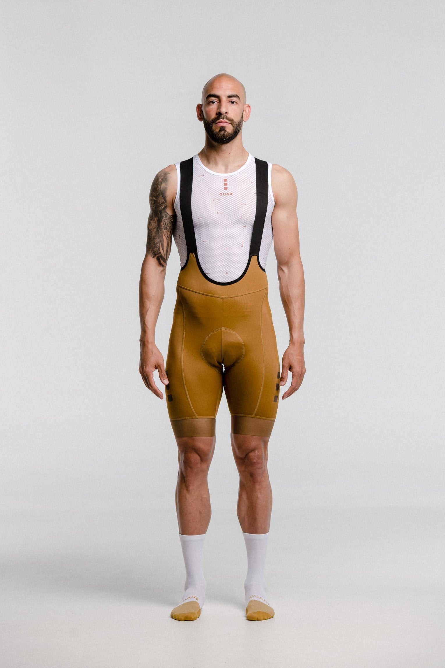 DUSTY MOSS JERSEY + TERROIR BIBS + WHITE/AQUA SOCKS