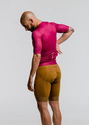 RED GRAPE JERSEY + TERROIR BIBS + WHITE SOCKS